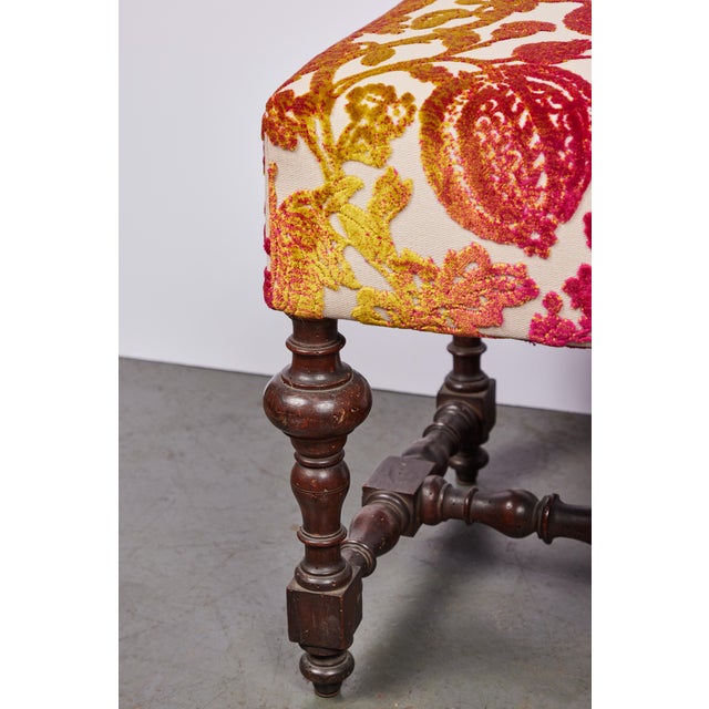 Period, Italian Bench in New Upholstery For Sale In Los Angeles - Image 6 of 6