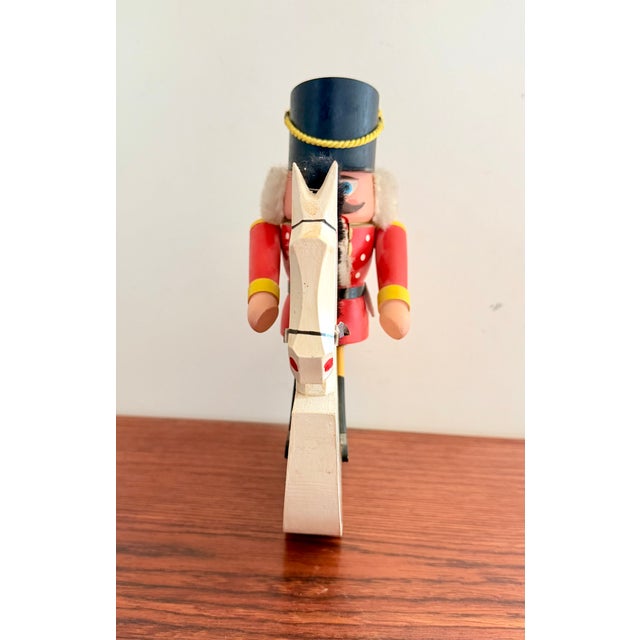 Mid-Century Modern German Nutcracker with Rocking Horse, 1970s For Sale - Image 3 of 11