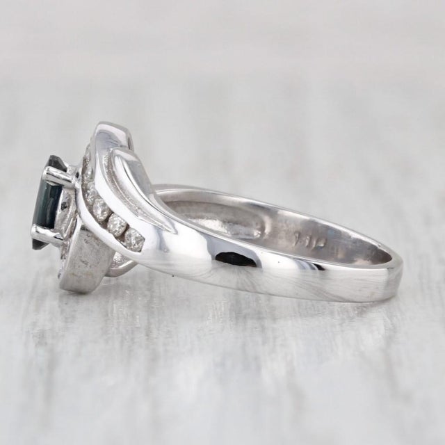 Gemstone Information: - Natural Sapphire - Carats - 0.70ct Cut - Oval Color - Dark Blue Treatment - Heated - Natural...