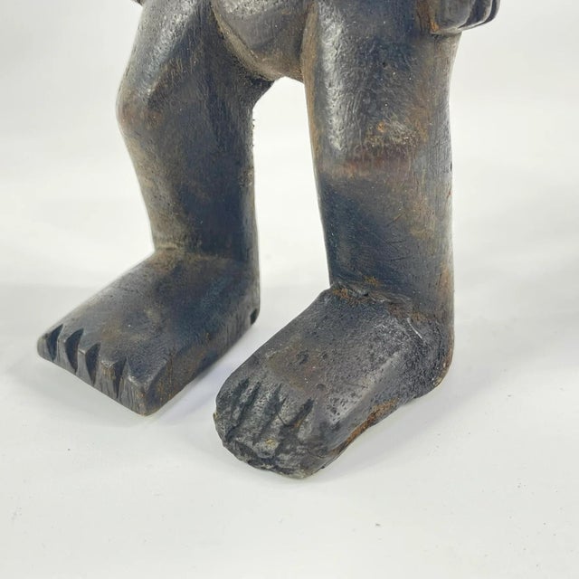 Early 20th Century Asante Akua'ba Fertility Doll Female Pair Ghana For Sale - Image 9 of 9