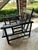 Mid 20th Century 1950s James Mont Style Asian Modern Faux Bamboo Sofa & Lounge Chair — 2-Piece Set For Sale - Image 5 of 12
