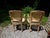 Vintage Pair Harris Marcus Italian Double Cane Arm Chairs Carved Accent Chairs For Sale - Image 14 of 18