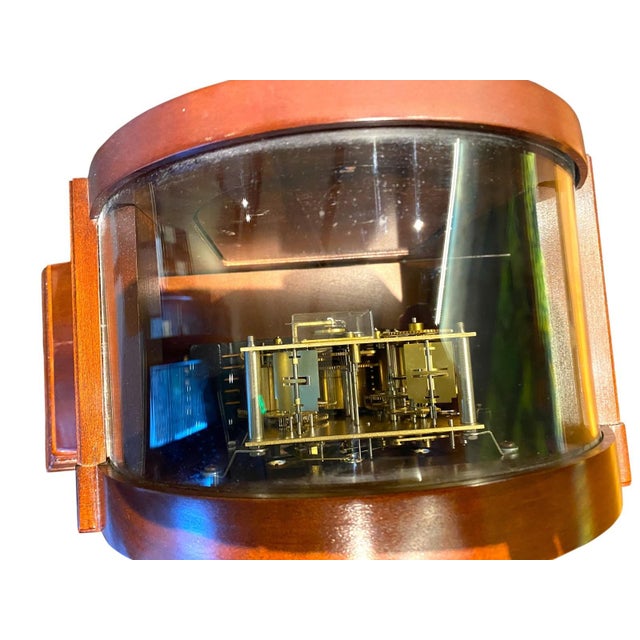 Stunning Howard Miller "Barrett" 630-200 Keywound Mantel Clock For Sale In San Francisco - Image 6 of 17