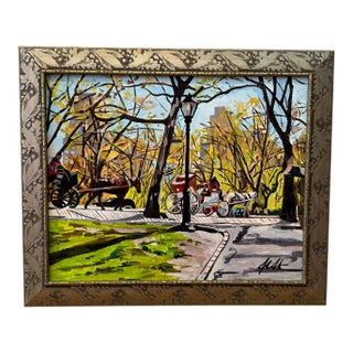 A Walk in the Park Painting For Sale