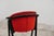 Black Lacquered Wood Chairs with Red Fabric Seats from Pozzi & Verga, 1970s, Set of 4 For Sale - Image 11 of 13
