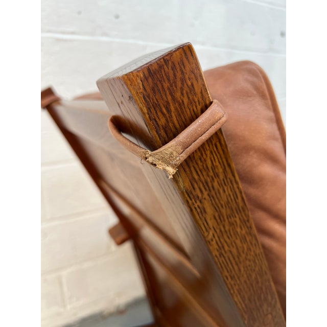 Vintage Mission Oak Rocking Chair by Southern Furniture Company For Sale - Image 10 of 12