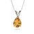This elegant pendant features a radiant Citrine gemstone, admired for its warm golden glow and vibrant brilliance. Known...