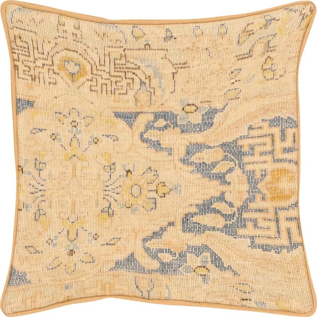 1960s Persian Kerman Pillow. Hand woven in the Kerman region of Iran. Fiber fill. 523140