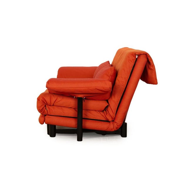 Multy 3-Seater Sofa in Orange Fabric with Armrests from Ligne Roset For Sale - Image 6 of 7