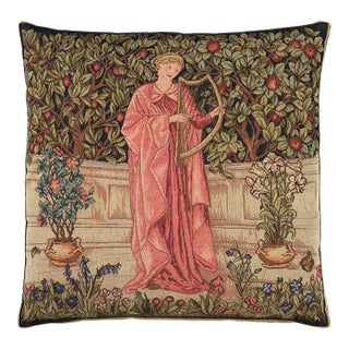 Minstrel Tapestry Cushion With Feather Filler - 46x46cm (18"x18") For Sale