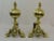 French Chenets or Andirons With a Ball and Flame Finial, 19th Century - a Pair For Sale - Image 3 of 9
