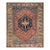 Red 1870s Red Rust Medallion Rustic Antique Persian Bakshaish Rug 10' 6" X13' 2" Wool Handknotted Carpet For Sale - Image 8 of 9