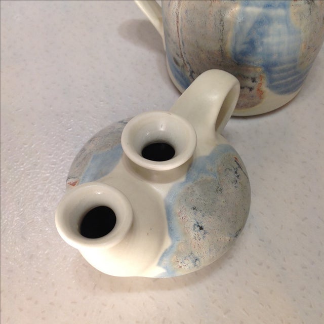 Vintage Handmade Pottery Vessels - A Pair For Sale In Chicago - Image 6 of 11