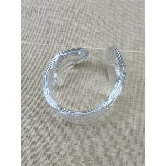 Mid-Century Swedish Ice Glass Napkin Rings attributed to Uno Westerberg for Pukeberg, 1970s, Set of 12 For Sale - Image 11 of 18