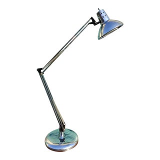 Vintage Mid Century Chrome Desk Lamp For Sale