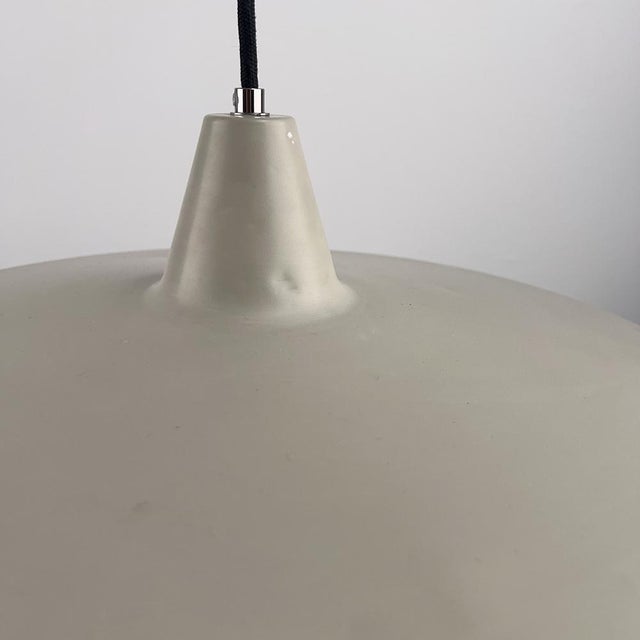 Grey Pendant Lamp with Counterweight, Germany, 1950s For Sale - Image 6 of 11