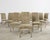 Modern Set of Ten Parsons Dining Chairs With Pollack Fabric For Sale - Image 3 of 12