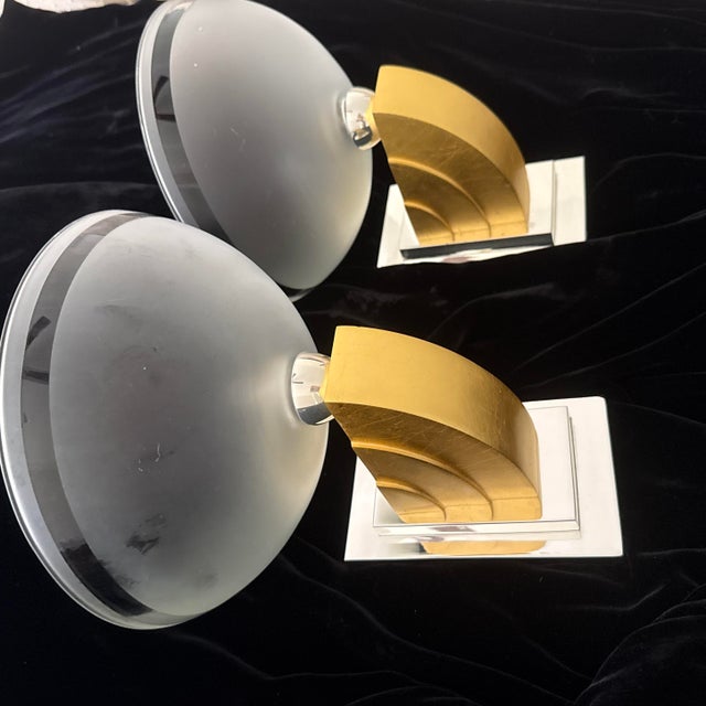 J. Robert Scott J Robert Scott Pair of Art Deco Sconces For Sale - Image 4 of 11