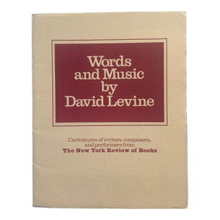 1977 Print Portfolio of Caricatures of Writers & Musicians by David Levine - Set of 14 For Sale