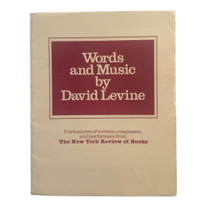 1977 Print Portfolio of Caricatures of Writers & Musicians by David Levine - Set of 14