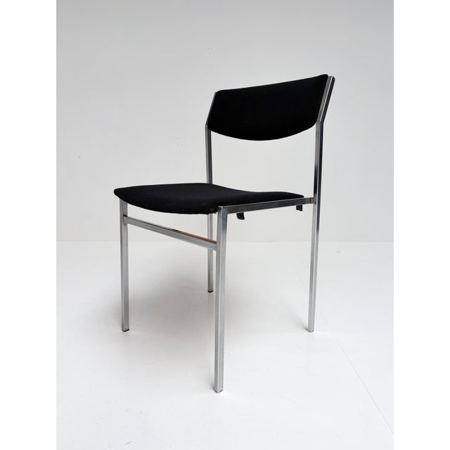 Stacking Chairs by Gijs van der Sluis, 1970s, Set of 4 For Sale - Image 12 of 13