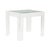 Charles Hollis Jones Charles Hollis Jones Glass Top Lucite Base End Side Table 1970s For Sale - Image 4 of 6