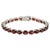 Brick Red 25.15 Ct Oval Cut Garnet Bracelet in 925 Silver Gift for Mom For Sale - Image 8 of 13