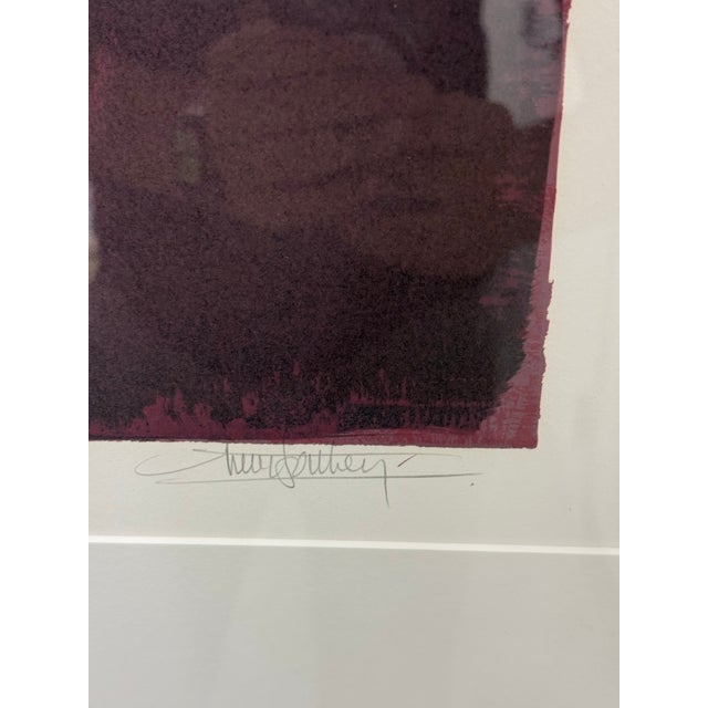 Trevor Southey "Folding" Limited Edition Lithograph, Signed + Numbered 40/150, Circa 1998 For Sale - Image 11 of 12