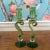 Italian Late 20th Century Essie Zareh Green Blown Glass Candlesticks- a Pair For Sale - Image 3 of 11