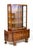 1920s Art Deco Display Cabinet in Walnut and Glass, France, 1920s For Sale - Image 5 of 8