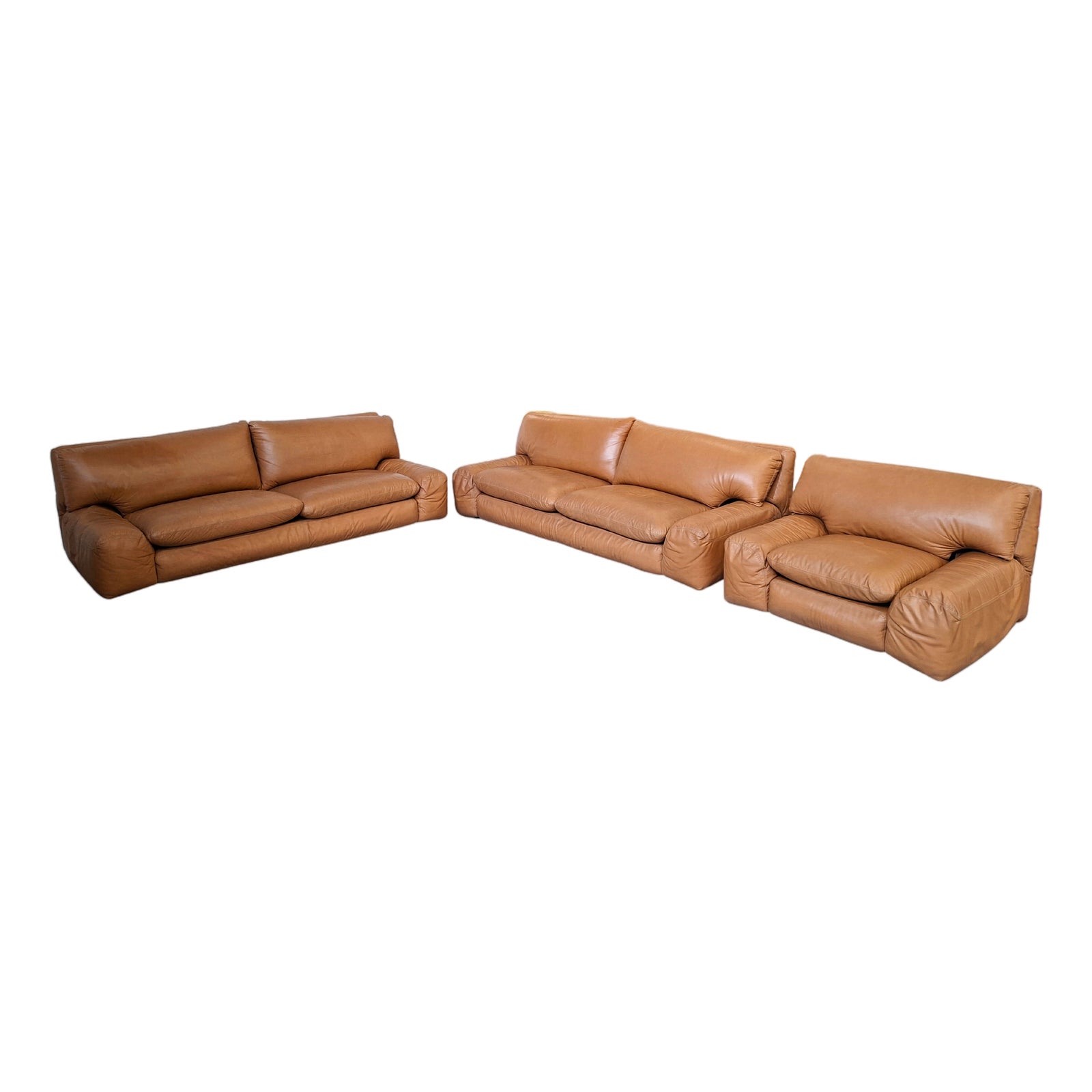 Bengodi Sofa Set by Cini Boeri for Arflex Italia, 1970, Set of 3