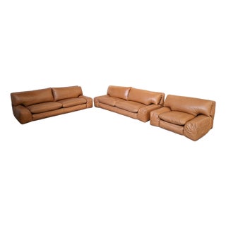 Bengodi Sofa Set by Cini Boeri for Arflex Italia, 1970, Set of 3 For Sale