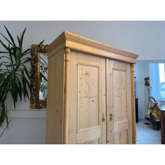 Gründerzeit Farmhouse Cupboard in Wood For Sale - Image 12 of 18