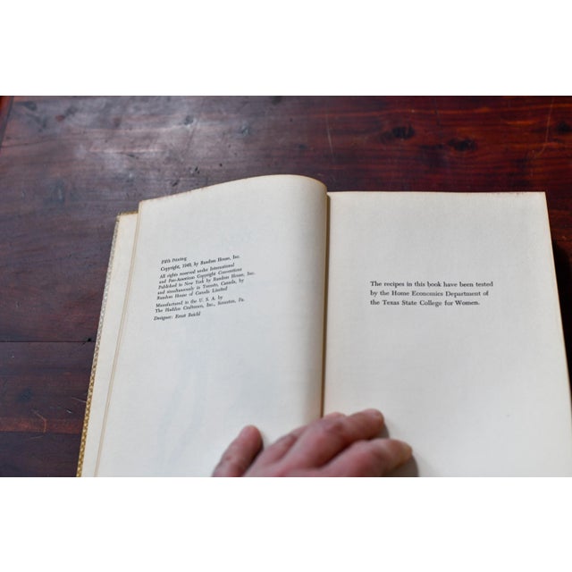 American 1949 a Taste of Texas Favorite Texan Recipes Collected for Neiman Marcus Vintage Cookbook For Sale - Image 3 of 16