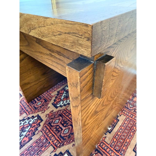 Wood Pair of Mid Century Brutalist Lane Alta Vista End Tables, Nightstands For Sale - Image 7 of 8