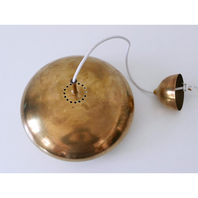 Mid-Century Modern Brass Pendant Lamp by Falkenbergs Belysning, Sweden, 1960s For Sale - Image 18 of 18