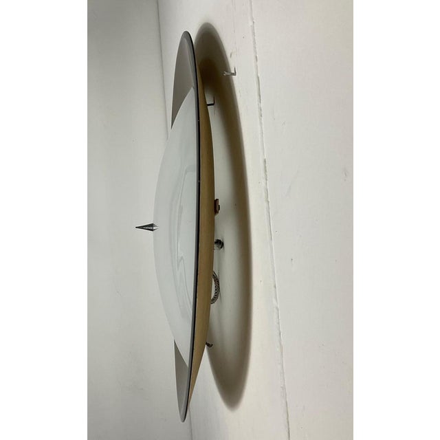 Metal Metal and Glass Ceiling Light by Bruno Gatta for Stilnovo, 1970 For Sale - Image 7 of 18