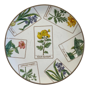 Discontinued Tiffany "Botanical" Plate - 1996