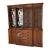Vintage Baker Furniture Georgian Secretary/China Cabinet For Sale