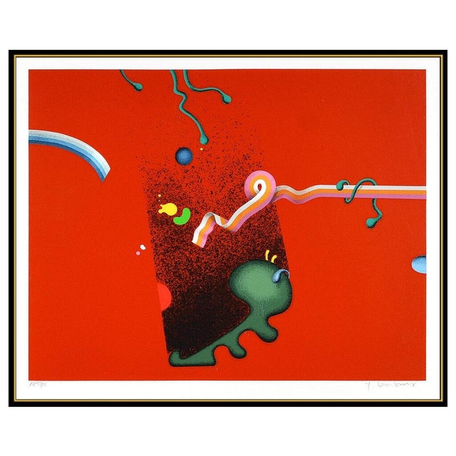 Message us to inquire about custom framing options! (Included for free with every purchase) The artwork here, "Abstract...