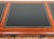 Vintage Kimball Leather Top Solid Wood Executive Desk For Sale - Image 10 of 18