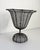 Antique French Wire Pedestal Urn Planter, Early 20th C For Sale - Image 4 of 10