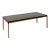 Florence Knoll Attributed Aluminum and Smoked Glass Coffee Table For Sale