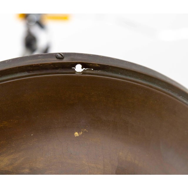 1920s Faceted Flush Mount Light With Cut Glass Banding For Sale - Image 10 of 10