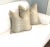 2020s Contemporary Kravet Jeffrey Alan Marks Chromis Pumice Grey Taupe Abstract Linen Pillow Covers- a Pair For Sale - Image 5 of 5