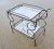 Mid 20th Century Mid 20th Century Wrought-Iron and Glass Bar Cart For Sale - Image 5 of 5