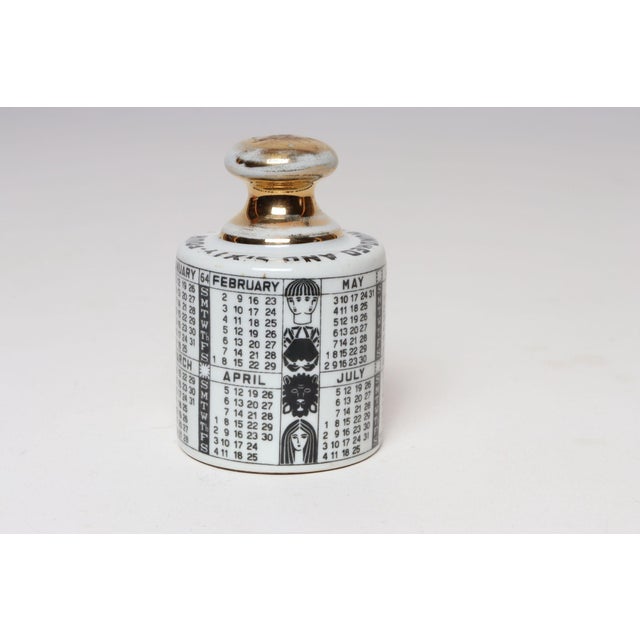 Mid-Century Modern Vintage Italian Modern "1964" Porcelain Zodiac Calendar in by Piero Fornasetti For Sale - Image 3 of 17