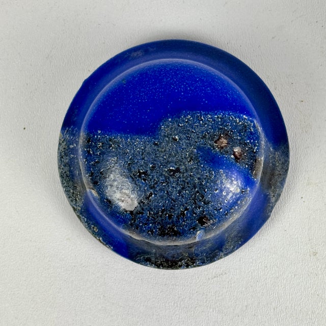 Italian Mid 20th Century Italian Alvino Bagni for Raymor Ginger Jar in Egyptian Blue For Sale - Image 3 of 12