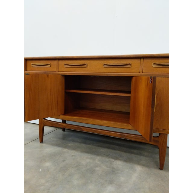 G Plan Vintage Mid Century Modern Teak Credenza by G Plan For Sale - Image 4 of 12