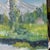 1970s S. LeRoy Original Oil on Canvas River Landscape Painting Signed Unframed Trees For Sale - Image 15 of 18